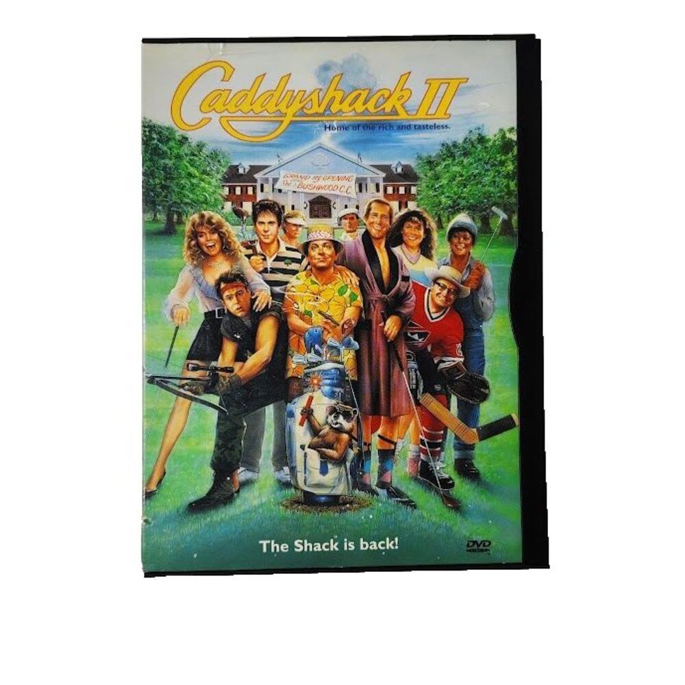 Caddyshack II DVD Movie 1999 PG Comedy Jackie Mason Robert Stack Dyan Cannon
